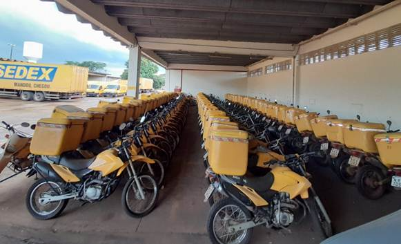 Leil O De Motocicletas Dos Correios Segue At Dia Visita O Aos