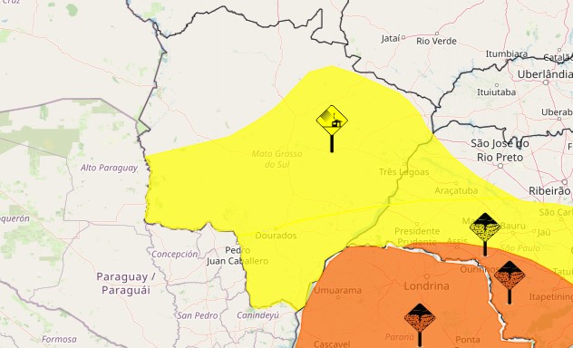 Inmet Coloca Cidades De Mato Grosso Do Sul Sob Alertas De Vendaval E