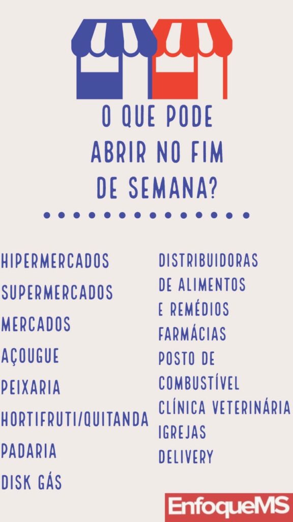 Confira o que abre e fecha no fim de semana em Campo Grande