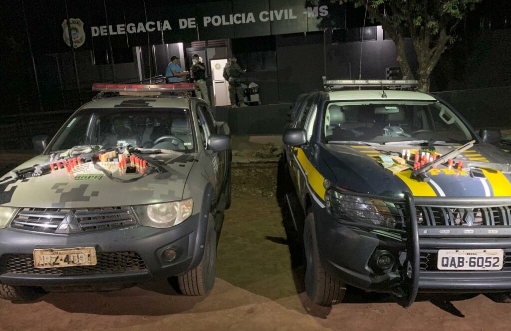 Bope prende casal escondido em envolvido com roubo a uma empresa na fronteira