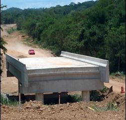 'Estrada do 21' com pavimentação tem 11 pontes de concreto concluídas em Bonito