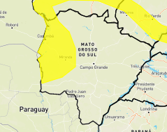 Meteorologia emite 2 alertas simultâneos para tempestade em MS