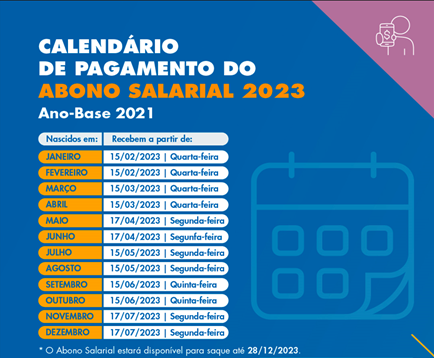 Caixa realiza pagamento do abono salarial para nascidos nos meses de julho e agosto