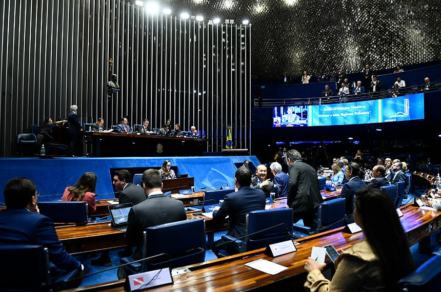 Assista a participação do governador Eduardo Riedel no debate sobre a reforma tributária no Senado