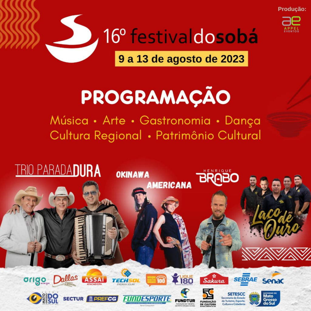 Veja a programação completa do Festival do Sobá, que começa nesta quarta-feira na Feira Central