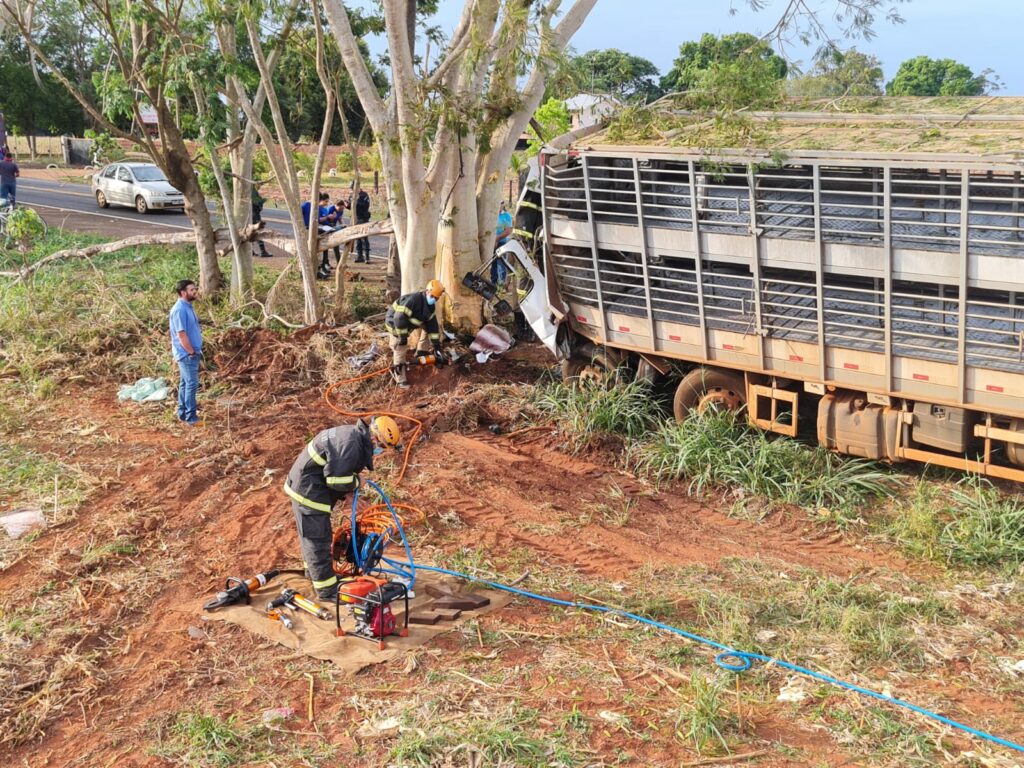 Jovem motorista morre em acidente na BR-376 em Vicentina