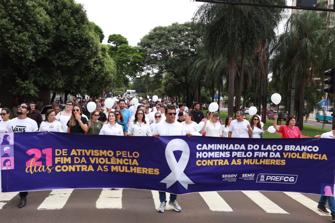 Caminhada Do Laço Branco Marca O Dia Da Mobilização Dos Homens Pelo Fim