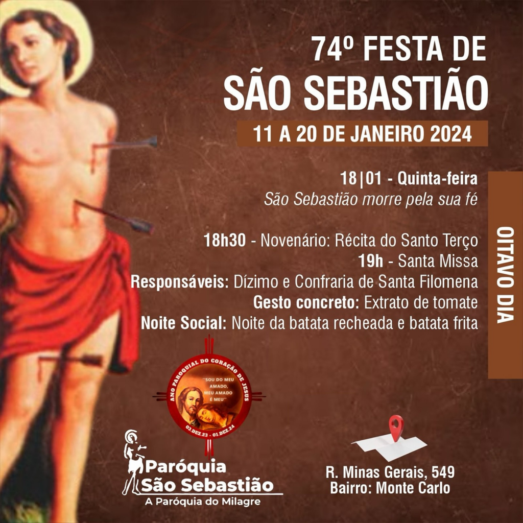 Noite da Batata Recheada agita hoje a 74º Festa de São Sebastião, em Campo Grande