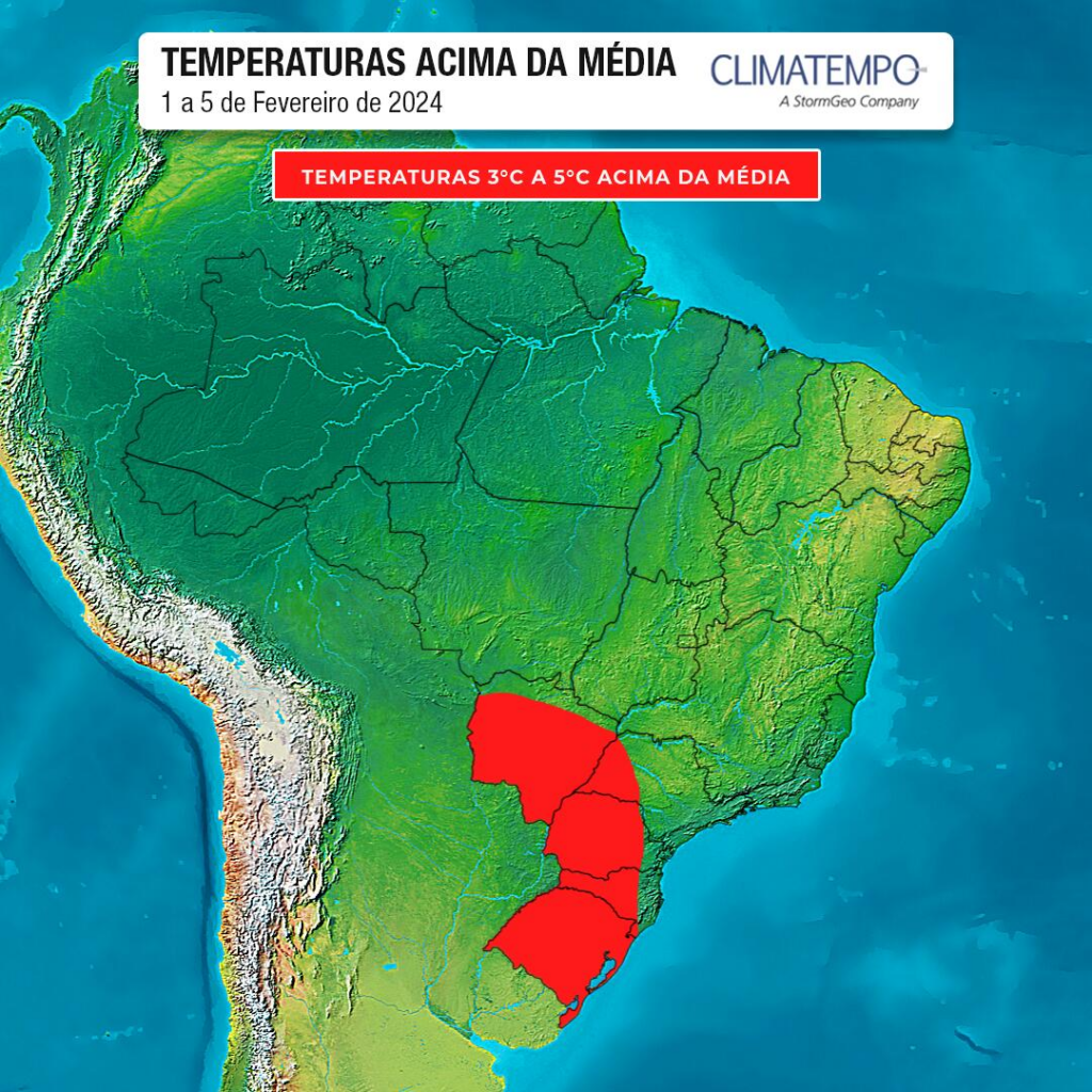 Onda de calor deve atingir grande parte de MS a partir do dia 1º de fevereiro, prevê site