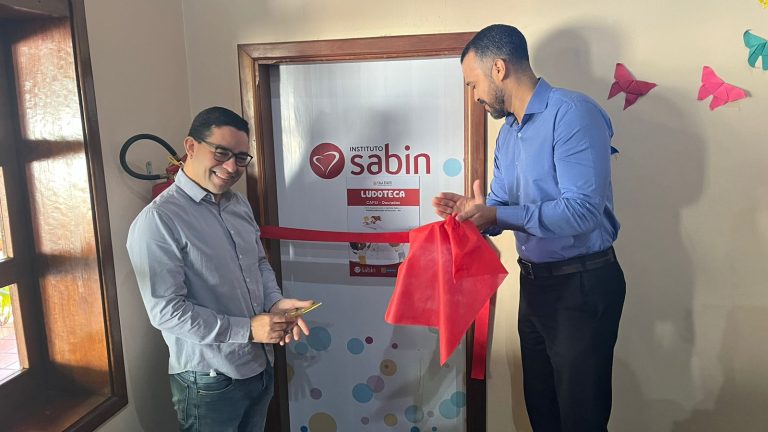 Parceria: Instituto Sabin e Prefeitura inauguram Ludoteca para auxiliar atendimentos Caps