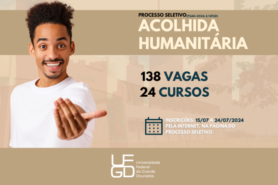 UFGD tem 138 vagas em 24 cursos a oferecer à migrantes e refugiados interessados em faculdade