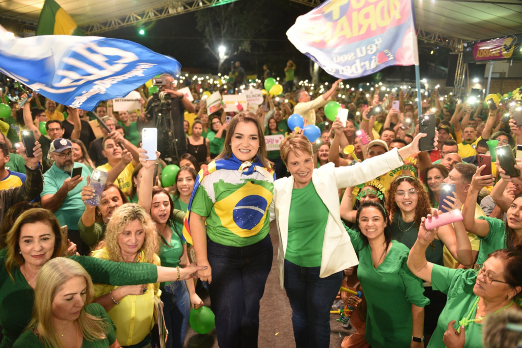 Com as cores da bandeira do Brasil, Adriane lança pré-candidatura em Campo Grande