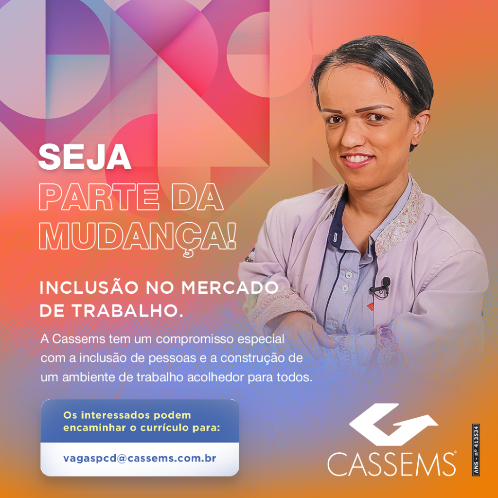 Programa de Recrutamento da Cassems está com vagas abertas para PcD’s