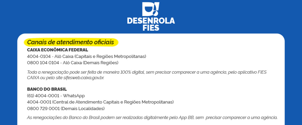 Desenrola Fies alcança 347 mil acordos firmados em todo o país