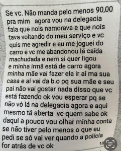 Para conseguir dinheiro do ex, mulher ameaça denunciá-lo por violência e acaba indiciada