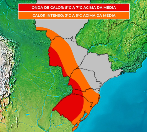 Fevereiro começa com a segunda onda de calor do ano, afetando o oeste e sul de MS