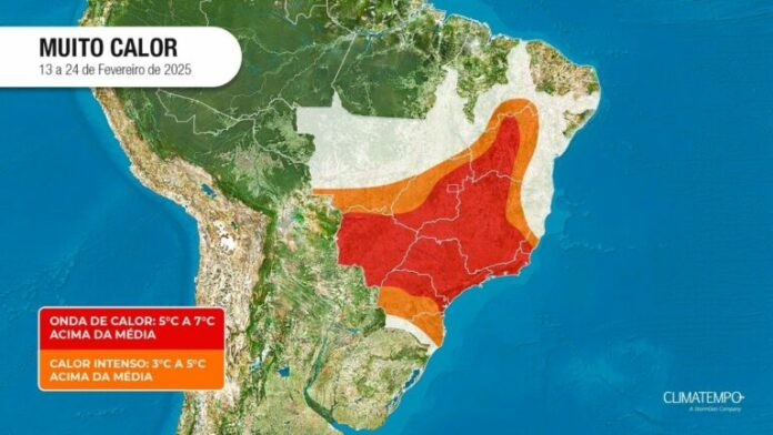 Terceira onda de calor começa nesta segunda com temperaturas até 7°C acima da média