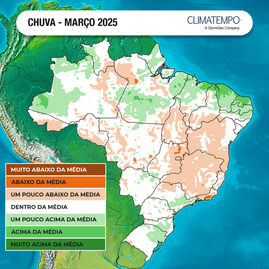 Com bloqueio atmosférico, mês de março será de menos chuva no país