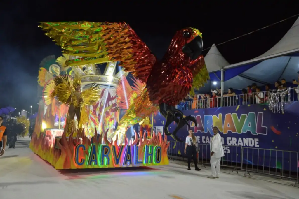 Unidos da Vila Carvalho é campeã do Carnaval 2025 de Campo Grande pela 22ª vez