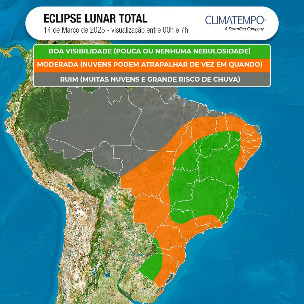 'Lua de Sangue' acontece a partir da meia-noite; saiba como ver e qual o melhor horário!