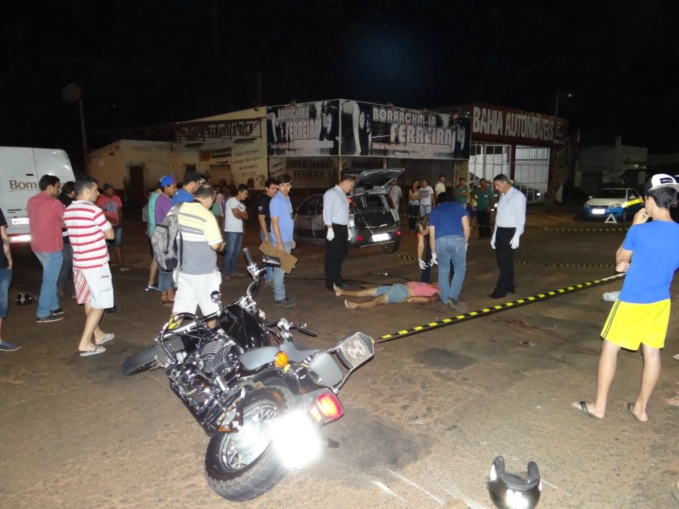 Motociclista morre ao colidir com veículo na Hayel Bon Faker