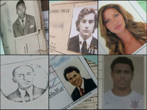 Pelé, Ayrton Senna, Gisele Bündchen, Santos Dumont, Silvio Santos e Ronaldo: Polícia Civil de São Paulo guarda RGs de mais de 400 famosos em cofre secreto (Fotos: Victor Moriyama e Kleber Tomaz/G1)