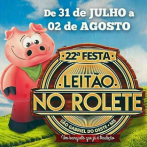 Gusttavo Lima e Amado Batista é uma das atrações da 22ª Festa do Leitão no Rolete