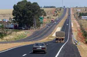 Trecho da BR-163 liberado neste domingo compreende 6,68 quilômetros em Jaraguari. (Foto: Divulgação/ CCR MSVia)