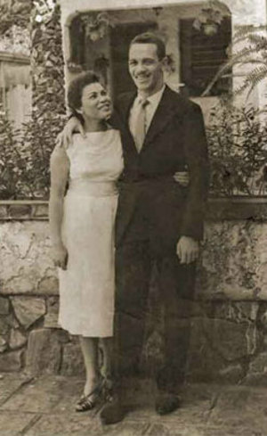 Hilda e o marido, Paulo Valentim
Reprodução