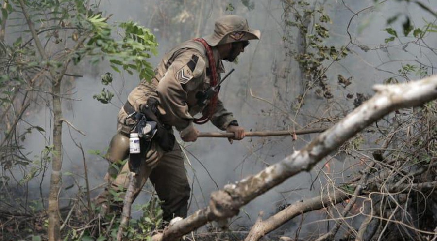 Força-tarefa intensifica combate às queimadas no Pantanal e protege o Parque Rio Negro