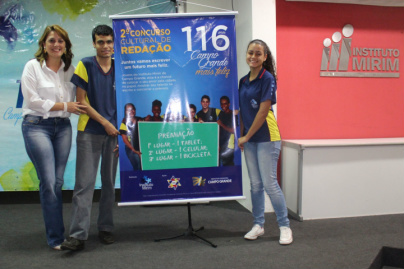 Instituto Mirim lança concurso de redação "116 Anos, Campo Grande Mais Feliz!"