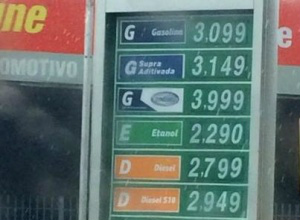 Segundo o Sinpetro/MS, é natural que o álcool fique mais caro quando há reajuste no valor da gasolina.