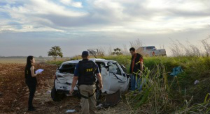 Acidente deixou um homem morto - Foto: Léo Veras/Porã News