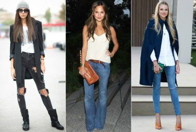 DESTROYED, FLARE, SKINNY... PROVE DIFERENTES MODELOS DE JEANS PARA SABER QUAL CAI BEM EM VOCÊ (FOTO: GETTY IMAGES)