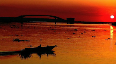 Pantanal de Corumbá pôr do sol acervo Assessoria Prefeitura de Corumbá