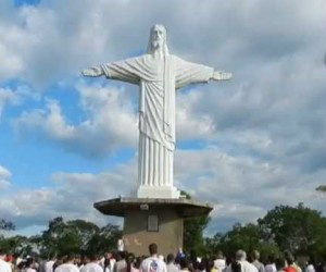 Cristo Redentor do Pantanal, em Coxim 
(Foto: Divulgação)