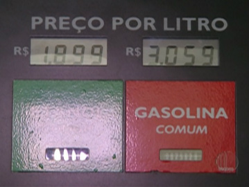 Preço médio do etanol caiu e da gasolina subiu no estado, segundo o levantamento da ANP
(Foto: Reprodução/ TV Diário)